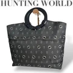 ハンティングワールド キャンバス×レザー　ハンドバッグ　トートバッグ