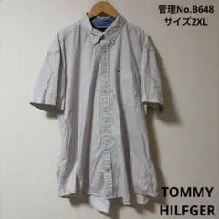 メンズ　ドット柄 半袖シャツ TOMMY HILFGER サイズ2XL