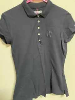 トミーヒルフィガー　ポロシャツ　ネイビー