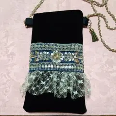 インド刺繍リボン バッグ