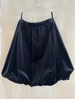 パトゥ ファイユ バブル スカート バルーンスカート 黒 ブラック 38