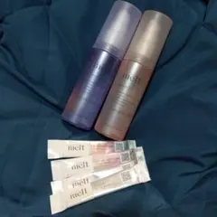 メルト　ヘアオイル2種+パウダーシャンプー4包セット