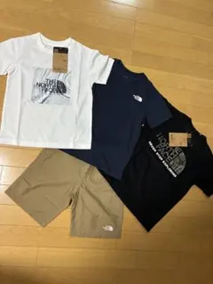 新品　ノースフェイス　130cm上下セット 半袖 Tシャツ　ショートパンツ