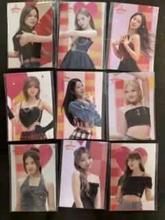 NiziU 3周年オンラインくじ ステッカーB 9枚セット