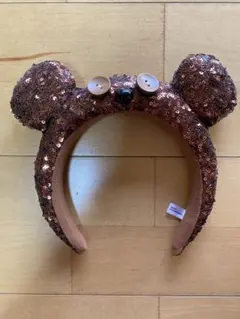 クマ耳スパンコールカチューシャ