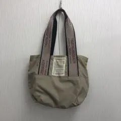 THEATRE PRODUCTS トートバッグ ベージュ ロゴテープ