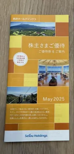 西武ホールディングス 株主優待　1冊　割引き券　　　西武鉄道　バス　遊園地