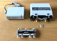 DX ANTENNA 家庭用ブースターBM-452A 41dBと6分配器のセット