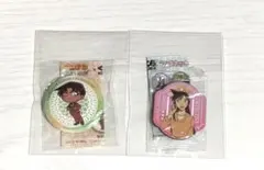 くら寿司　名探偵コナン マグネット 缶バッジ　服部平次　毛利蘭　世良真純