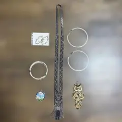 アクセサリー6点セット　ピアス　ネックレス　ペンダントトップ　ブレスレット　他