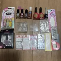 ネイルアートセット マニキュアとシール