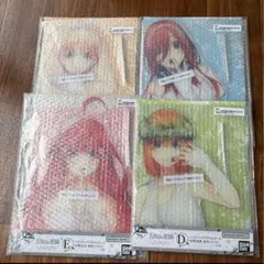 一番くじ　五等分の花嫁　A賞　C賞　D賞　Ｅ賞 バストアップアクリルボード