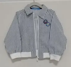 (美品)familiar ストライプ綿100ジャケット 100cm