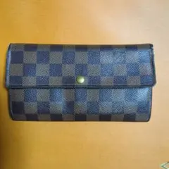 LOUIS VUITTONルイヴィトンダミエパターン 長財布 ブラウン