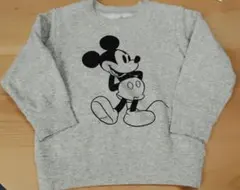 ミッキーマウス 裏起毛トレーナー 90