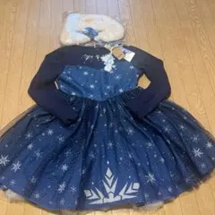 【新品未使用】リトシー アナと雪の女王 エルサイメージワンピース