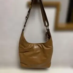 Coach ブラウン ショルダーバッグ 4通り調節ストラップ