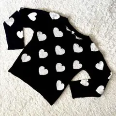 ハート柄ニット　110cm