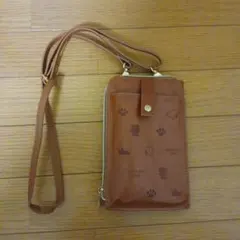 ブラウン ショルダーバッグ スヌーピー