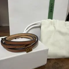 LOEWE レザー ブレスレット ブラウン/ブラックのサムネイル