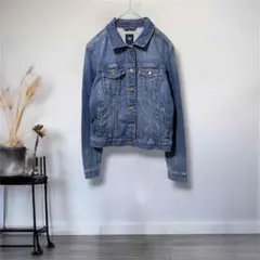 GAP◎ギャップ デニムジャケット Gジャン ブルー XS ストレッチ　アウター