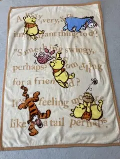 子供用毛布　くまのプーさん