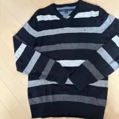 トミーヒルフィガー　メンズ　ボーダーニット