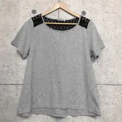 フレアカットソー グレー 3Lサイズ