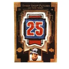 2003◇Jason Giambi Yankees◇ロゴ パッチカード