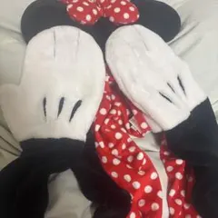 ミニーマウス マフラーキャップ