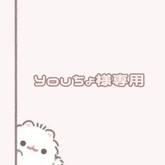 Youちょ様専用ページ
