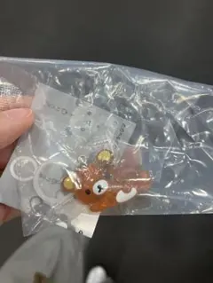 リラックマ　クリアマスコットチャーム　リラックマ　ねころび