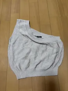 one way ニットワンショルダーベストのサムネイル