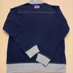 ネイビー グレー ジップアップ ジャケット