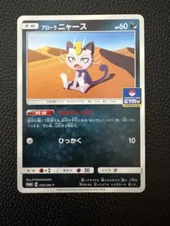 アローラニャース 255/SM-Pジムプロモ 第6弾 2018 おはらいばこ