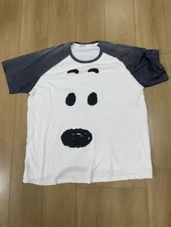 スヌーピー 3L Tシャツ ラグラン フェイス ピーナッツ PEANUTS 半袖のサムネイル