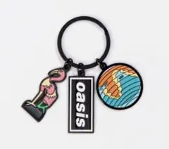 オアシス oasis 30周年 特別展 メタルキーホルダー リブフォーエバー