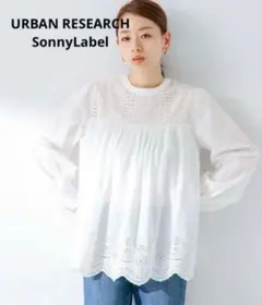 URBAN RESEARCH SonnyLabel 刺繍長袖ブラウス