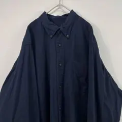 USA古着 eddie bauer エディーバウアー コットン 無地 シャツ