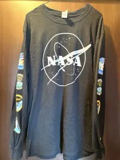 NASA ロングスリーブTシャツ 黒のサムネイル
