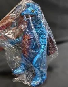 レッドキング＆ドラコ羽付（ブルマァク復刻）ソフビフィギュア2体