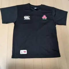 Canterbury ラグビー日本代表サポーター 半袖Tシャツ 黒　S　美品のサムネイル