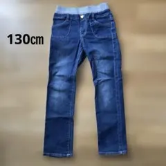 ハートポケット デニムパンツ キッズ 130㎝