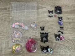 キティ　ウォーターインシール　クロミ　キラキララインストーンシール