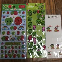 ガチャピン×ムック　シール