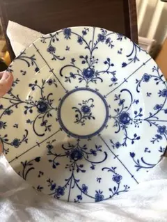 Sanyo BLUE COPEN 花柄 カレー皿5枚 スプーン5本セット