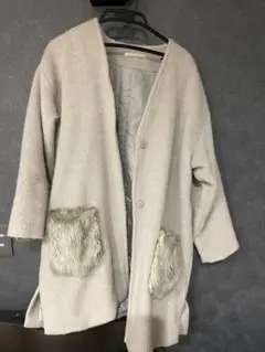 RETRO GIRL コート ノーカラーコート