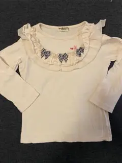 HOT BISCUIT 長袖カットソー 100cm クリーム色