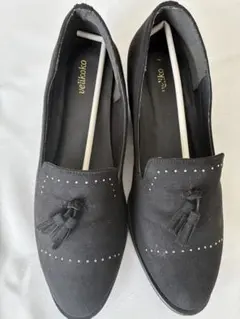 veitkoko ヴェリココ　黒　ブラック　スエード調　タッセル付き　26㎝