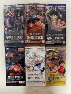 ONE PIECEカードゲーム ブースターパック 3種セット　完全未サーチ品 新品 未サーチ ワンピースカードゲーム ブースターパック 3種類計18